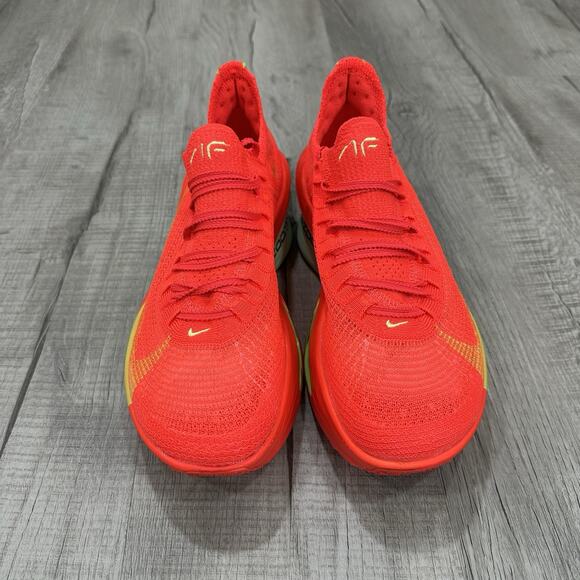 Nike Air Zoom Alphafly NEXT% 3 Bright Crimson Lime Blast FD8311-600 Men’s Size 9
